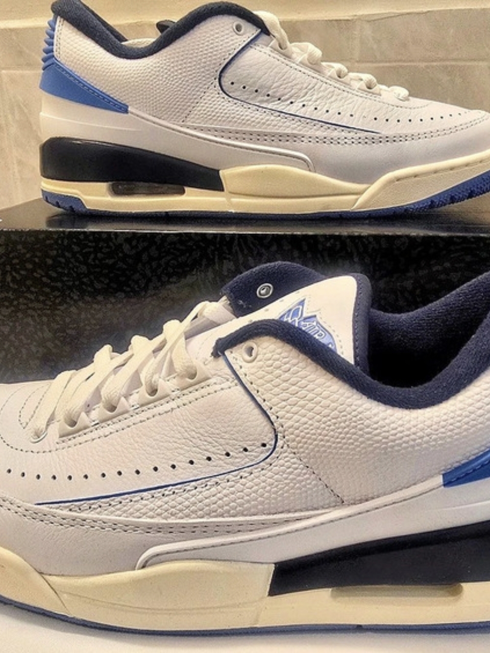 Jordan Air Jordan 2 Retro Low 'UNC' Sneakers White & Blue US 9.5